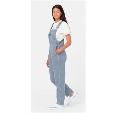 Dickies Girls Stripe Hickory Overalls Womens AF